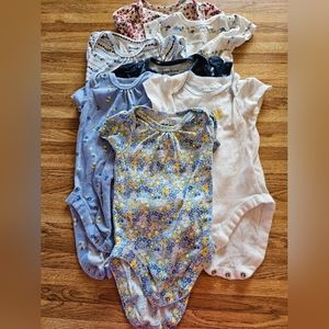 3 to 6 month Onsie lot